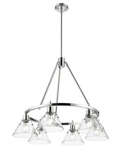 Orwell Six Light Chandelier in Chrome (62|3306-6 CH-CLR)