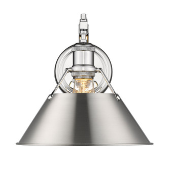 Orwell One Light Wall Sconce in Chrome (62|3306-1W CH-PW)
