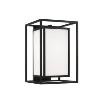 Aiden One Light Outdoor Wall Lantern in Black (65|953112BK)
