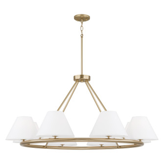 Parson Eight Light Chandelier in Matte Brass (65|453281MA)