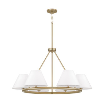 Parson Six Light Chandelier in Matte Brass (65|453261MA)