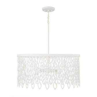 Pheobe Four Light Pendant in Matte White (65|352941WE)