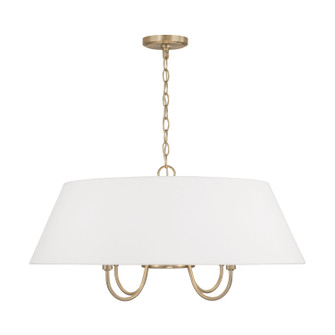 Julia Four Light Pendant in Matte Brass (65|352741MA)