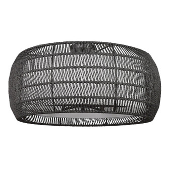 Everly Six Light Semi-Flush Mount in Matte Black (62|6805-6SF BLK-MBR)