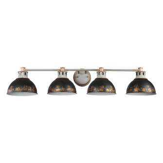 Kinsley Four Light Bath Vanity in Aged Galvanized Steel (62|0865-BA4 AGV-ABI)