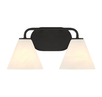 Blair Two Light Bathroom Vanity in Matte Black (51|8-2988-2-BK)