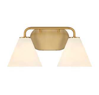 Blair Two Light Bathroom Vanity in Warm Brass (51|8-2988-2-322)