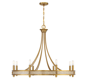 Camden Eight Light Chandelier in Warm Brass (51|1-2054-8-322)