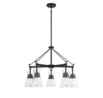 Lakewood Five Light Chandelier in Matte Black (51|1-1832-5-89)