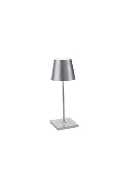 Poldina LED Table Lamp in Silver leaf (556|LD0320BFA)