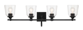 Antonia Four Light Bath Vanity in Coal Black (7|4004-66A)