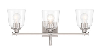 Antonia Three Light Bath Vanity in Brushed Nickel (7|4003-84)