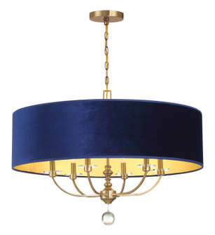 Van Noord Six Light Pendant in Oxidized Aged Brass (7|3487-923)