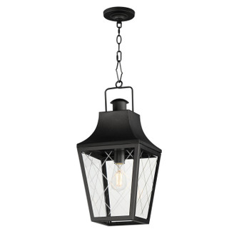 Storybook One Light Outdoor Pendant in Black (16|30369CLBK)