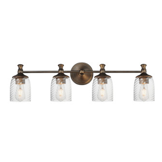 Swirl Four Light Bath Vanity in Antique Bronze (16|21354CRANB)