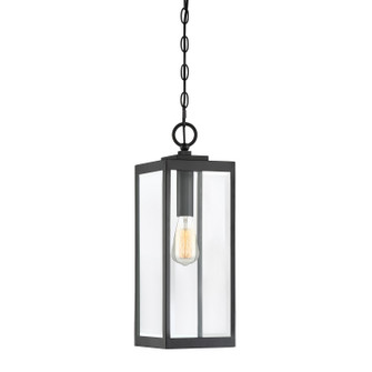 Westover One Light Outdoor Hanging Lantern in Earth Black (10|WVR1907EK)