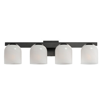 Scoop Four Light Bath Vanity in Black (16|21234MRBK)