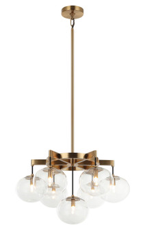 BULBUS Seven Light Pendant in Aged Gold Brass (423|C38107AG)
