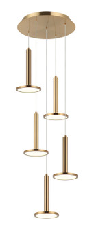 EXTRATERRESTRIAL LED Pendant in Aged Gold Brass (423|C37705AG)