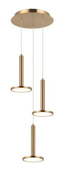 EXTRATERRESTRIAL LED Pendant in Aged Gold Brass (423|C37703AG)