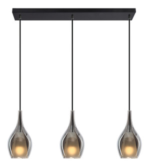 Jericho Three Light Pendant in Matte Black (423|C37513MBSM)
