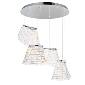 Tartan LED Pendant in Polished Chrome (86|E24816-82PC)