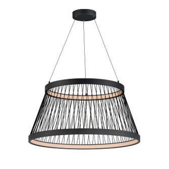 Loom LED Pendant in Black (86|E20983-BK)
