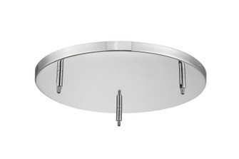 Multi Point Canopy Three Light Ceiling Plate in Chrome (224|CP1803-CH)
