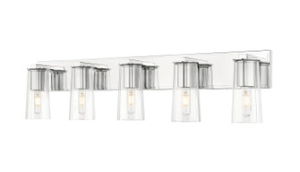 Titus Five Light Vanity in Chrome (224|826-5V-CH)