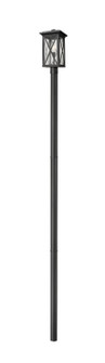 Brookside One Light Outdoor Post Mount Fixture in Black (224|583PHBR-5009P120-BK)