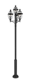 Westover Three Light Outdoor Post Mount Fixture in Black (224|580PHB-4-5010P-BK)