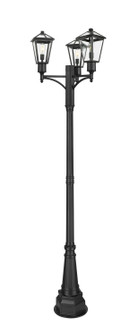 Talbot One Light Outdoor Post Mount Fixture in Black (224|579PHMR-3-564P-BK)