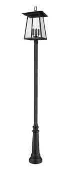 Rainer Six Light Outdoor Post Mounted Fixture in Black (224|5015PHXXLR-511P-BK)