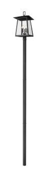 Rainer Five Light Outdoor Post Mounted Fixture in Black (224|5015PHXLR-5009P120-B)