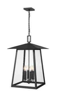 Rainer Six Light Outdoor Chain Mount Ceiling Fixture in Black (224|5015CHXXL-BK)