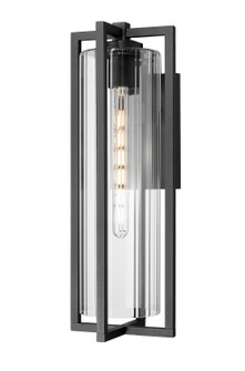 Aura One Light Outdoor Wall Light in Black (224|5013B-BK)