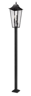 Gannon Five Light Outdoor Post Mount Fixture in Black (224|5008PHXXLS-536P-BK)