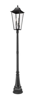 Gannon Five Light Outdoor Post Mounted Fixture in Black (224|5008PHXXLR-564P-BK)
