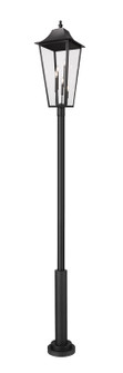 Gannon Five Light Outdoor Post Mounted Fixture in Black (224|5008PHXXLR-5010P-BK)