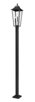Gannon Three Light Outdoor Post Mounted Fixture in Black (224|5008PHXLS-536P-BK)