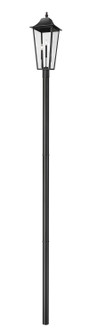 Gannon Three Light Outdoor Post Mount Fixture in Black (224|5008PHXLR-5009P120-B)