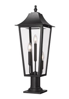 Gannon Three Light Outdoor Pier Mounted Fixture in Black (224|5008PHBR-533PM-BK)