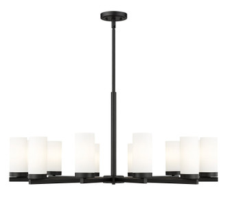 Danica 12 Light Chandelier in Matte Black (224|3044-12MB)