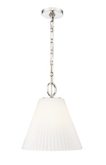 Alaric One Light Pendant in Polished Nickel (224|3042P14-PN)