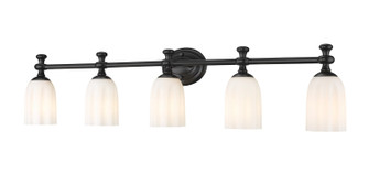 Orion Five Light Vanity in Matte Black (224|1102-5V-MB)