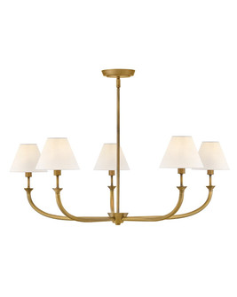 Greta LED Chandelier in Heritage Brass (13|45165HB)
