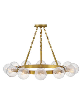 Coco LED Chandelier in Lacquered Brass (138|FR30524LCB)