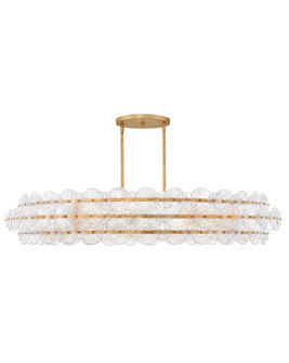 Rene LED Chandelier in Distressed Brass (138|FR30125DA)
