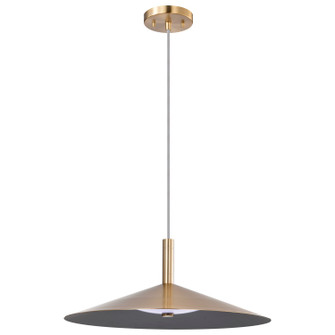 Corrine LED Pendant in Burnished Brass (72|62-2093)