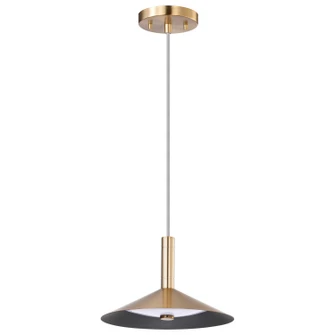 Corrine LED Pendant in Burnished Brass (72|62-2091)